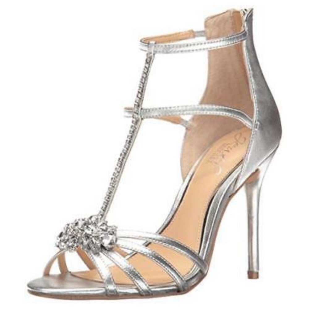 Jewel Badgley Mischka Hazel Embellished T-Strap